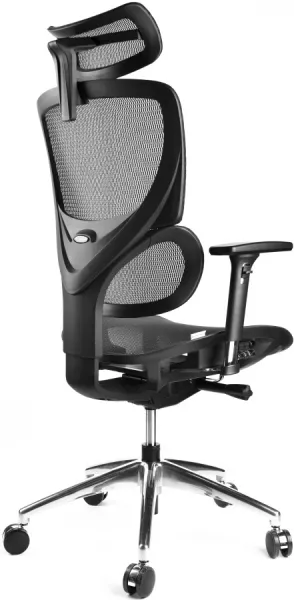 MERCURY Ergonomická kancelárska stolička LUNA JNS-101A, čierna