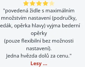 MERCURY Ergonomická kancelárska stolička LUNA JNS-101A, čierna