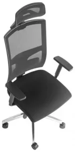 ALBA Ergonomická kancelárska stolička GAME ŠÉF VIP s 3D opierkou hlavy a podrúčkami, BLACK 27