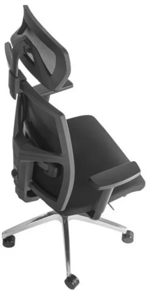 ALBA Ergonomická kancelárska stolička GAME ŠÉF VIP s 3D opierkou hlavy a podrúčkami, BLACK 27