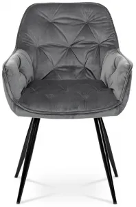 AUTRONIC jedálenská stolička DCH-421 GREY4 sivá