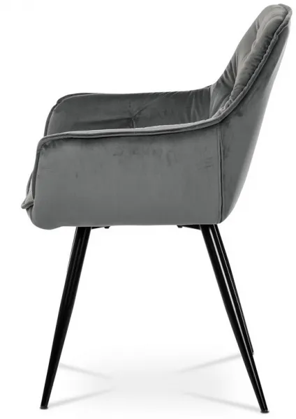 AUTRONIC jedálenská stolička DCH-421 GREY4 sivá