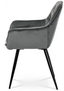 AUTRONIC jedálenská stolička DCH-421 GREY4 sivá
