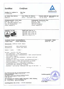 RIM Ergonomická kancelárska stolička FLEXI FX 1104 čierna s opierkou hlavy SKLADOVÁ