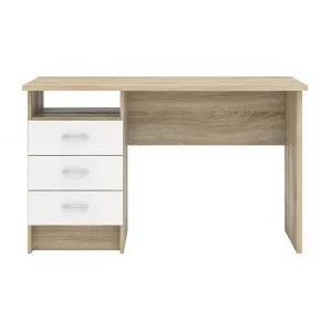 FALCO písací stôl FELIX 134 oak/biela