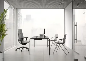 LD SEATING Konferenčná stolička EVO 010-N1 čierna podnož