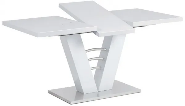 AUTRONIC jedálenský rozkladací stôl HT-510 WT, 120+40 x 80 cm