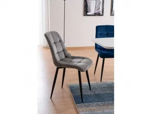 SIGNAL Jedálenská stolička CHIC VELVET hnedá