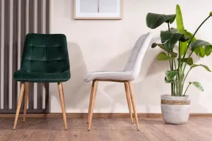 SIGNAL Jedálenská stolička CHIC VELVET hnedá