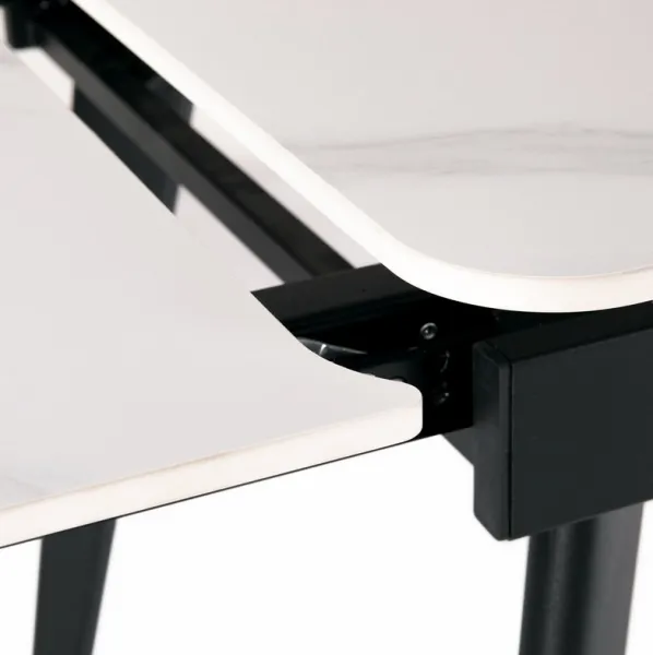 AUTRONIC jedálenský rozkladací stôl HT-405M WT, 120+30+30 x 80 cm