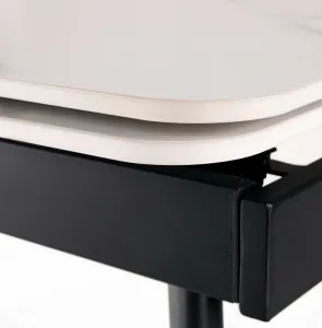 AUTRONIC jedálenský rozkladací stôl HT-405M WT, 120+30+30 x 80 cm