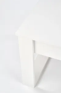 HALMAR Drevený konferenčný stolík NEA biely