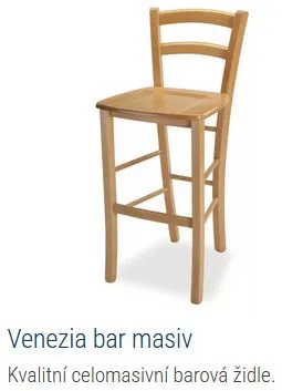 MI-KO Jedálenská stolička VENEZIA MASIV