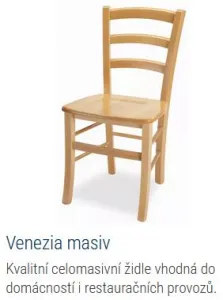 MI-KO Jedálenská stolička VENEZIA MASIV