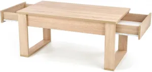 HALMAR Drevený konferenčný stolík NEA dub sonoma