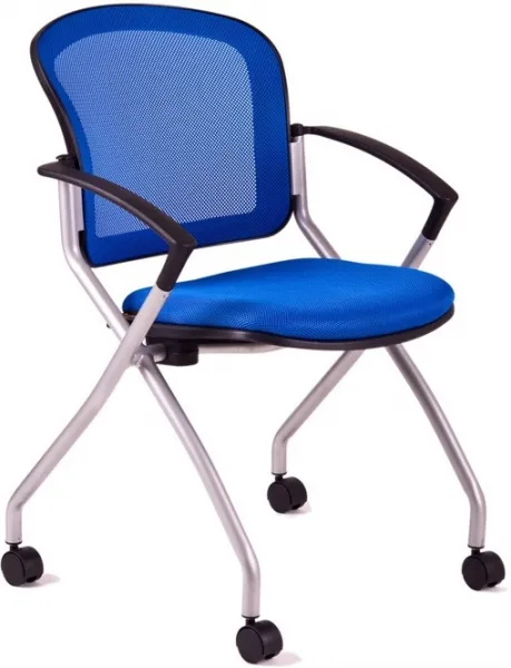 OFFICE PRO konferenčná stolička METIS, modrá