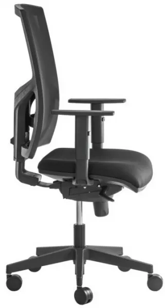 ALBA kancelárska stolička GAME ŠÉF s 3D PDH a podrúčkami, BLACK 27_
