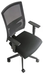ALBA kancelárska stolička GAME ŠÉF s 3D PDH a podrúčkami, BLACK 27_