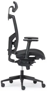 ALBA Ergonomická kancelárska stolička GAME ŠÉF celosieťovaná s 3D opierkou hlavy, BLACK 27