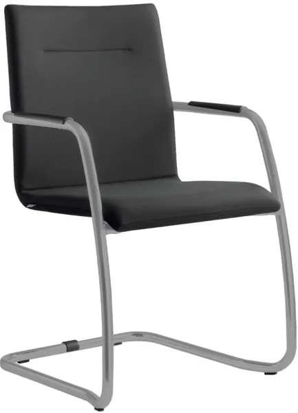 LD SEATING Konferenčná stolička STREAM 282-Z-N2, kostra sivá