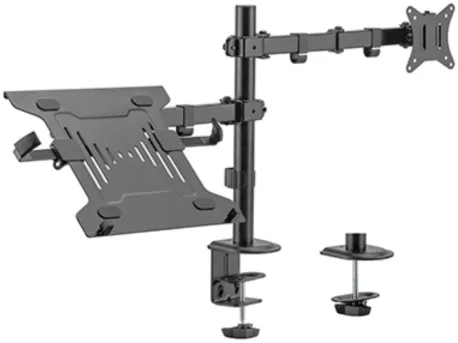 PALA Držiak monitora Brateck LDT66-C024ML, 1 kĺbové rameno + držiak laptopu