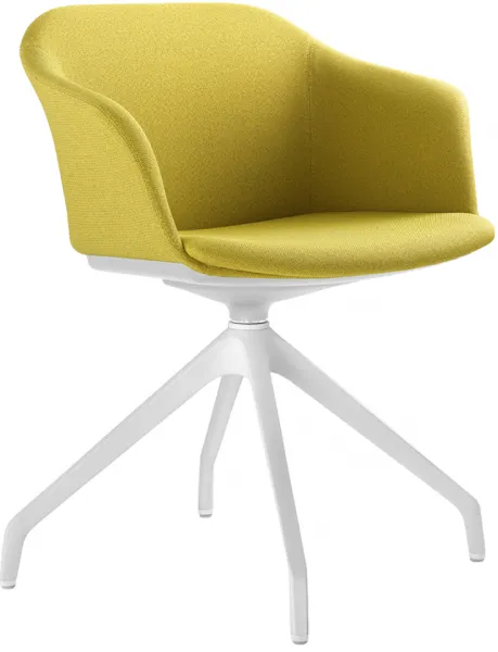 LD SEATING Konferenčná stolička WAVE 033,F90-BL, čierny kríž_