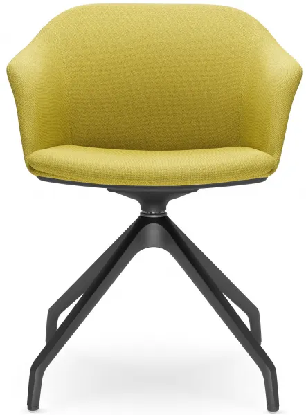 LD SEATING Konferenčná stolička WAVE 033,F90-BL, čierny kríž
