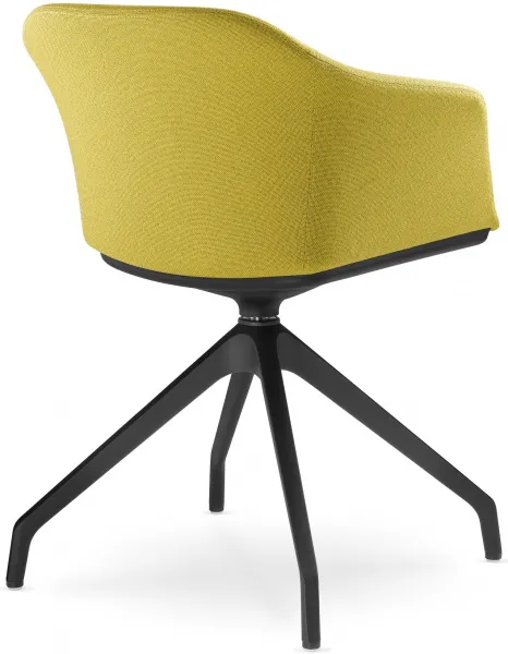LD SEATING Konferenčná stolička WAVE 033,F90-BL, čierny kríž