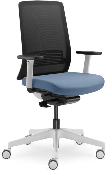 LD SEATING Kancelárska stolička Lyra AIR 215-WH-AT