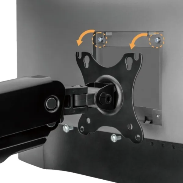 PALA Držiak monitora Brateck LDT60-C012, 1 rameno mechanická pružina Heavy Duty