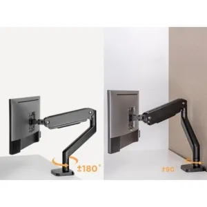 PALA Držiak monitora Brateck LDT60-C012, 1 rameno mechanická pružina Heavy Duty