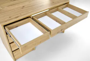 HALMAR Toaletný stolík HOLLYWOOD XL Dub artisan