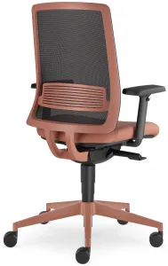 LD SEATING Kancelárska stolička Lyra AIR 215-BRICK-AT