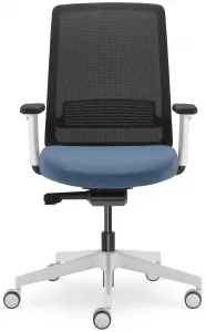 LD SEATING Kancelárska stolička Lyra AIR 215-WH-AT