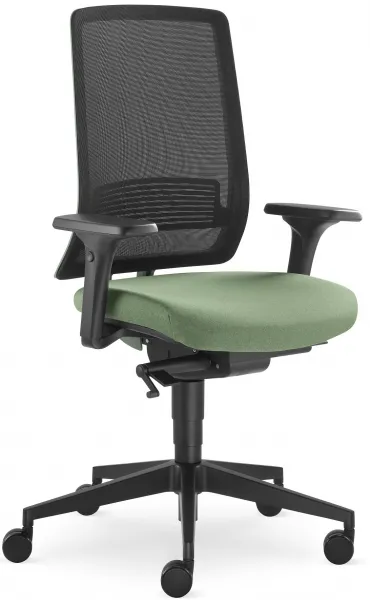 LD SEATING Kancelárska stolička Lyra AIR 215-GREEN-SYS