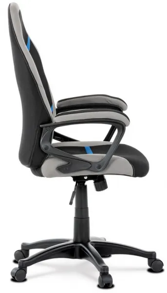 AUTRONIC kancelárska stolička KA-L611 BLUE modrá
