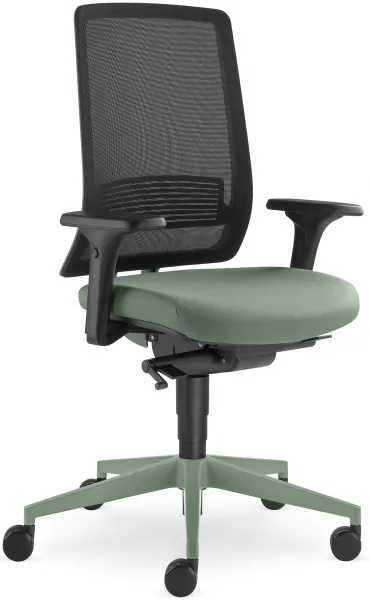 LD SEATING Kancelárska stolička Lyra AIR 215-GREEN-SYS
