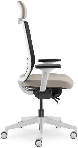 LD SEATING Kancelárska stolička Lyra AIR 215-WH-SYS