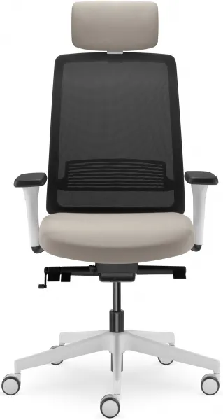 LD SEATING Kancelárska stolička Lyra AIR 215-WH-SYS