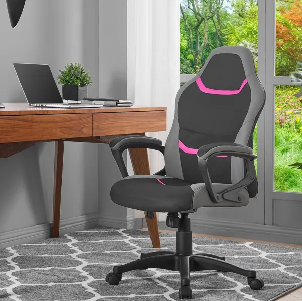 AUTRONIC kancelárska stolička KA-L611 PINK ružová