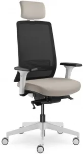 LD SEATING Kancelárska stolička Lyra AIR 215-WH-SYS