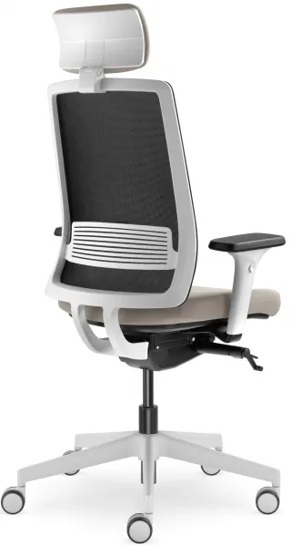 LD SEATING Kancelárska stolička Lyra AIR 215-WH-SYS