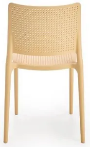 HALMAR Plastová stolička K514 čierna