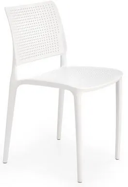 HALMAR Plastová stolička K514 čierna