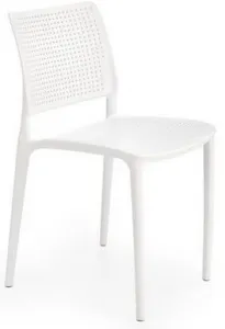 HALMAR Plastová stolička K514 čierna