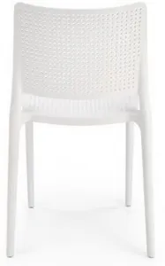 HALMAR Plastová stolička K514 biela