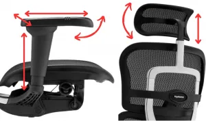OFFICE PRO Kancelárska stolička SIRIUS MESH NEO čierna