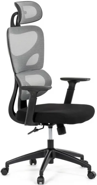 AUTRONIC Kancelárska stolička KA-K2080 GREY, sivá