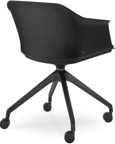 LD SEATING Konferenčná stolička WAVE 030, F95-BL, čierny kríž
