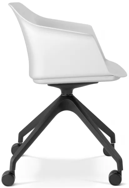 LD SEATING Konferenčná stolička WAVE 030, F95-BL, čierny kríž